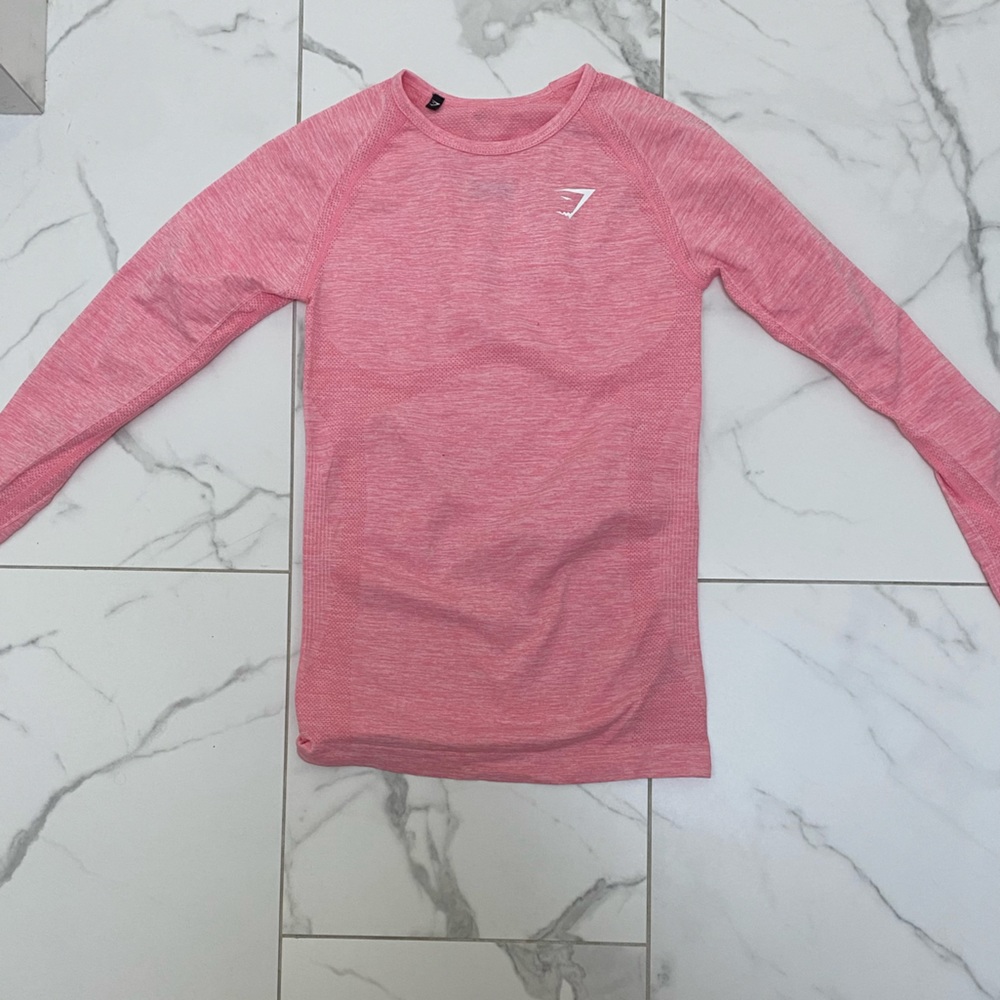 Gymshark pink fitted pullover